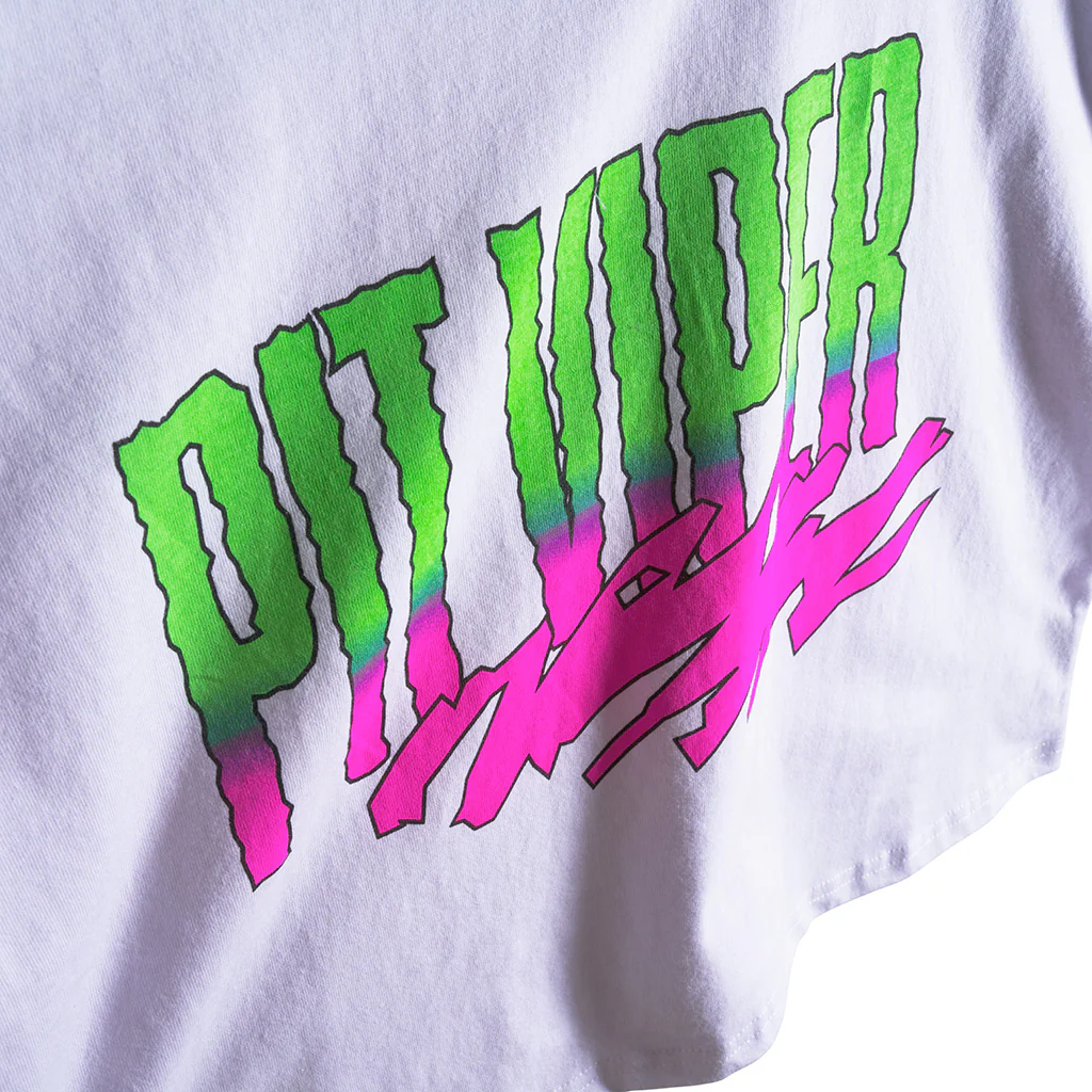 White Artificial Crop Tee - Image 3